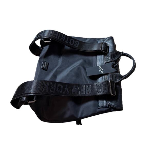 Botkier NWT Trigger Mini Nylon Purse Small Bag Backpack Black New Logo Zips - Picture 6 of 11